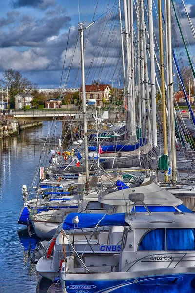 Honfleur Francja Wrzesień 2019 Vieux Bassin — Zdjęcie stockowe