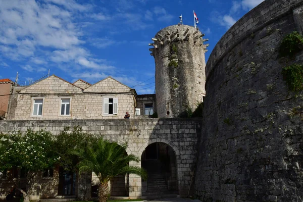 Korcula September 2021 여름의 그림같은 — 스톡 사진