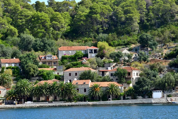 Mljet Adası Hırvatistan Eylül 2021 Yazın Pitoresk Ada — Stok fotoğraf