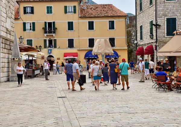 Kotor Montenegro Septiembre 2021 Pintoresca Ciudad Vieja —  Fotos de Stock