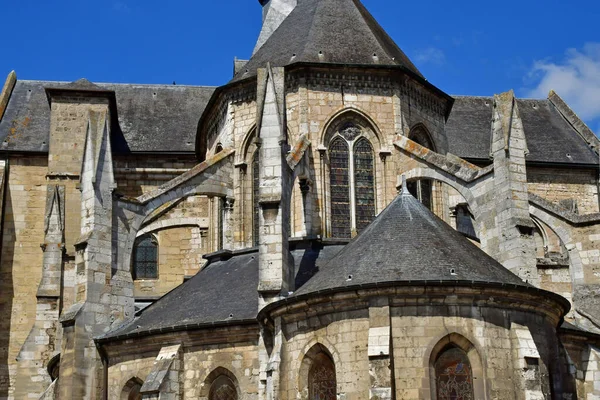 Les Andelys France June 2021 Saint Sauveur Church Petit Andely Stock Picture