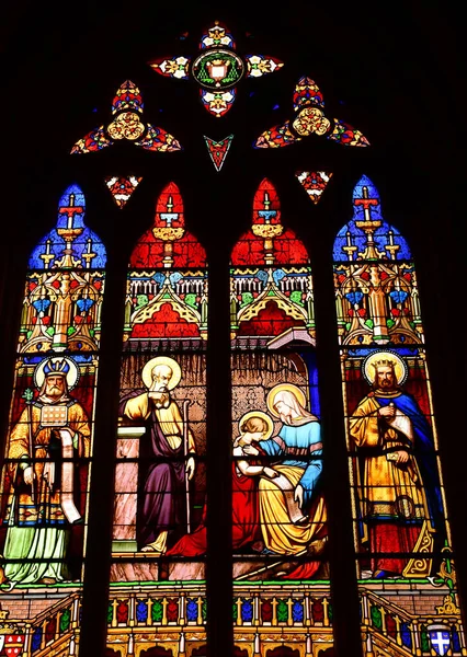 Quimper France May 2021 Saint Corentin Cathedral — Stock Photo, Image