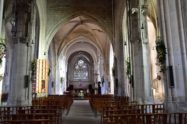 Dives Sur Mer Francia Novembre 2021 Chiesa Notre Dame — Foto Stock