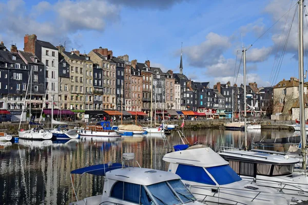 Honfleur Frankreich September 2019 Das Vieux Bassin — Stockfoto