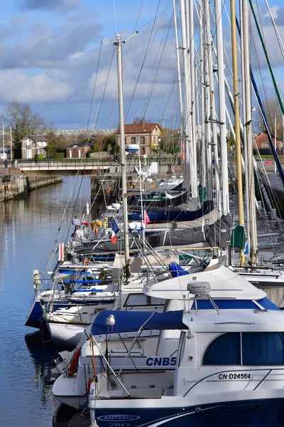 Honfleur France September Tdecember 2019 Vieux Bassin — 图库照片