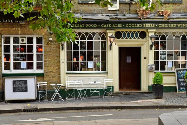 Londýn Hampstead Anglie Října 2021 Hospoda Okrese Belsize Park — Stock fotografie