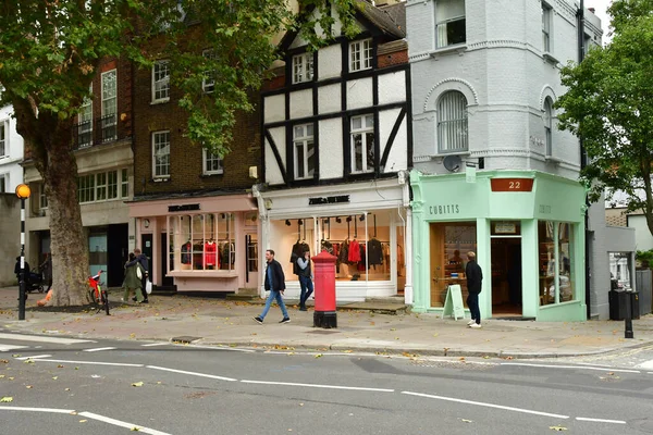 Londýn Hampstead Anglie Října 2021 Okres Belsize Park — Stock fotografie