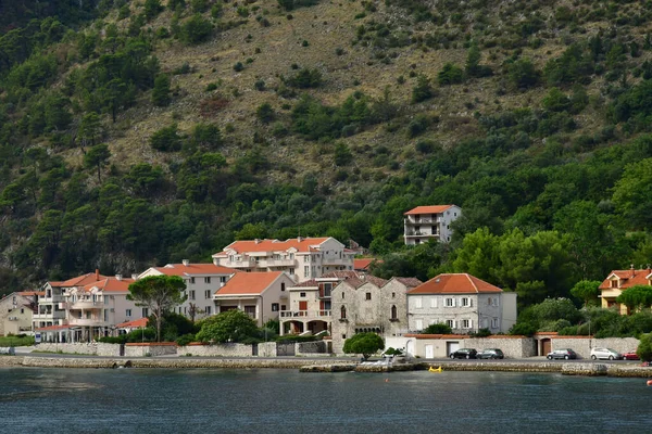 Kotor Montenegro Septiembre 2021 Bahía Kotor —  Fotos de Stock