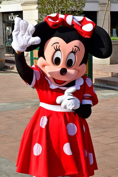 Poissy Francie Září 2021 Minnie Mouse City Centre — Stock fotografie