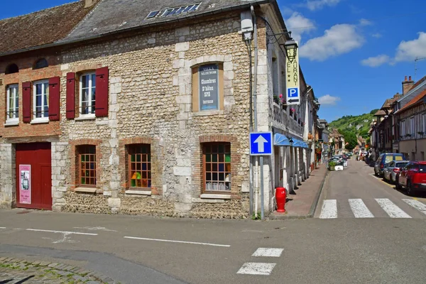 Les Andelys France June 2021 City Center Petit Andel — Stock Photo, Image