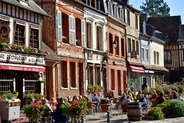 Lyons Foret Frankrike Oktober 2021 Den Pittoreska Byn Normandie — Stockfoto