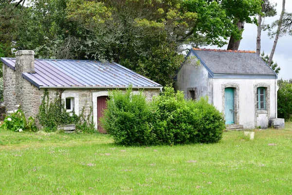 Combrit Sainte Marine França Maio 2021 Pitoresca Aldeia — Fotografia de Stock