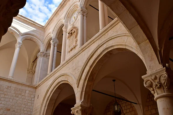 Dubrovnik Kroatien September 2021 Der Gotische Rektorenpalast Ein Kulturhistorisches Museum — Stockfoto