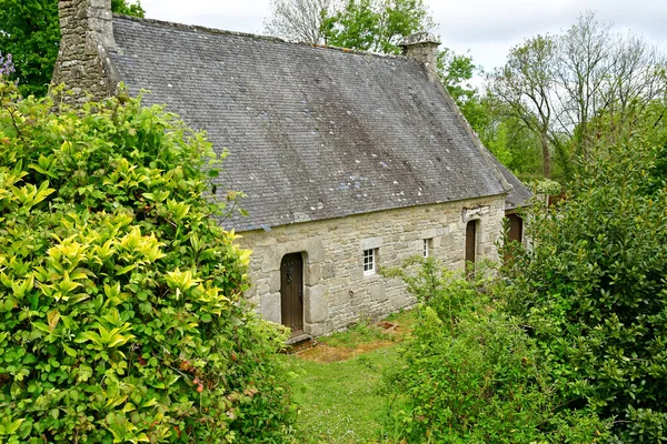 Locronan Francia Mayo 2021 Pintoresco Pueblo Antiguo — Foto de Stock