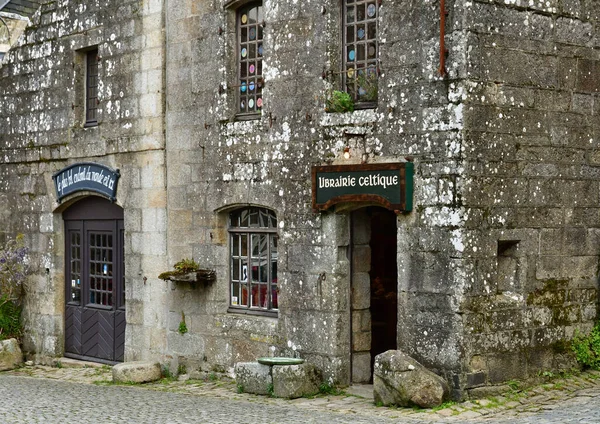 Locronan França Maio 2021 Pitoresca Aldeia Velha — Fotografia de Stock