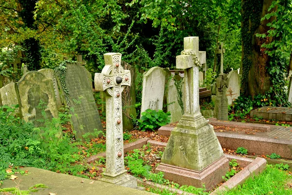 Londres Hampstead Inglaterra Octubre 2021 Cementerio —  Fotos de Stock