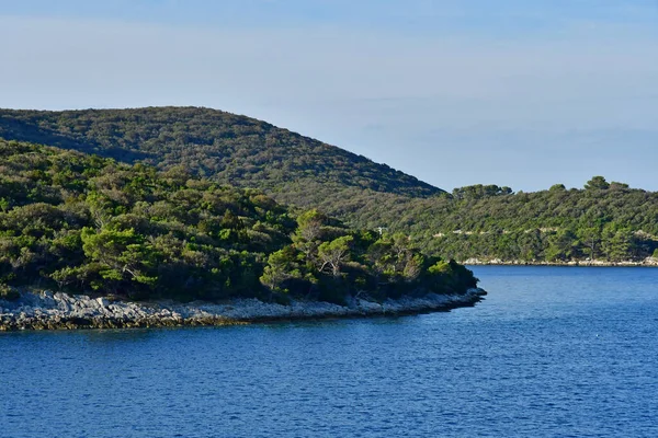 Ilha Mljet Croácia Setembro 2021 Pitoresca Ilha Verão — Fotografia de Stock