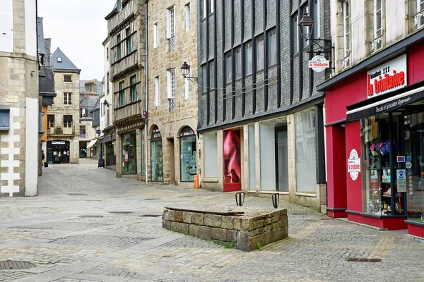 Quimper Francia Mayo 2021 Pintoresco Casco Antiguo Ciudad — Foto de Stock