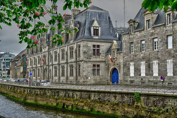 Quimper Frankrijk Mei 2021 Prefectuur Het Oude Stadscentrum — Stockfoto