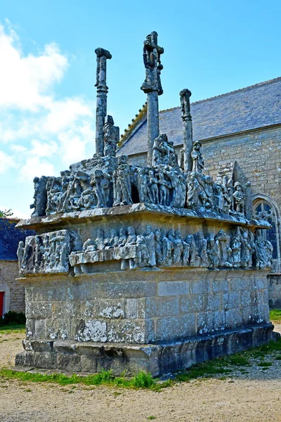 Saint Jean Trolimon Frankrike Maj 2021 Tronoen Kyrkan — Stockfoto