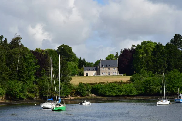 Finistere Fransa Mayıs 2021 Odet Nehri Üzerinde Benodet Quimper Arasında — Stok fotoğraf