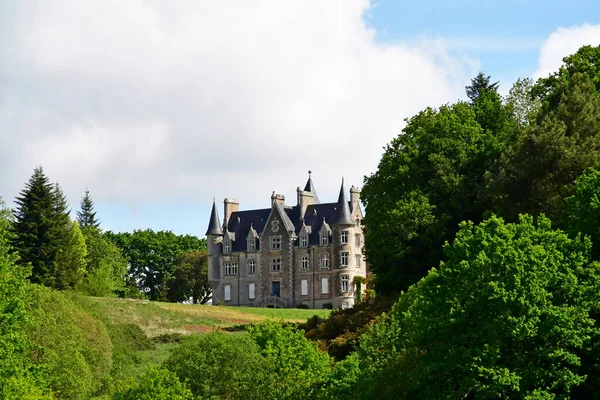 Plomelin França Maio 2021 Castelo Kerambleiz Entre Benodet Quimper Rio — Fotografia de Stock