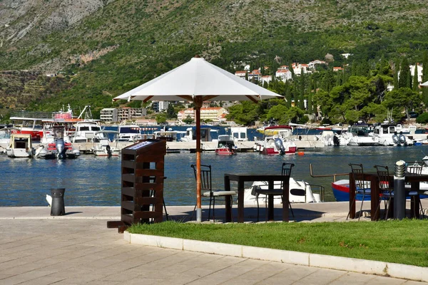 Cavtat Croatia September 2021 Мальовниче Місто Влітку — стокове фото