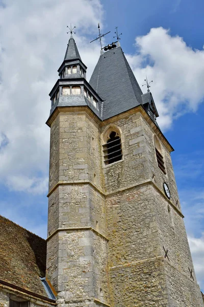Chaussee Ivry France June 2021 Saint Blaise Church — 图库照片