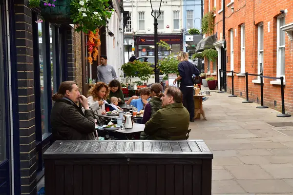 Londýn Hampstead Anglie Října 2021 Okres Belsize Park — Stock fotografie