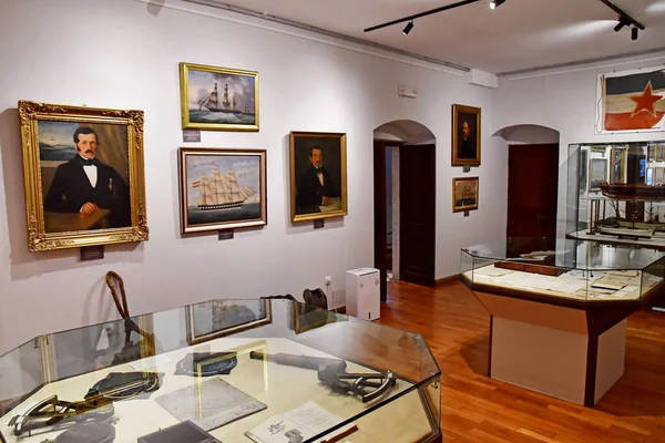 Kotor Montenegro September 2021 Het Maritiem Museum Oude Stad — Stockfoto