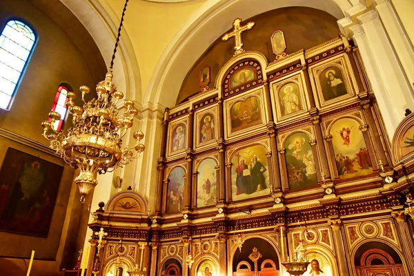 Kotor Montenegro September 2021 Nicolas Ortodokse Kirke – stockfoto