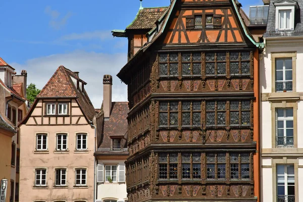 Straatsburg Frankrijk Augustus 2021 Maison Kammerzell Het Pittoreske Stadscentrum — Stockfoto