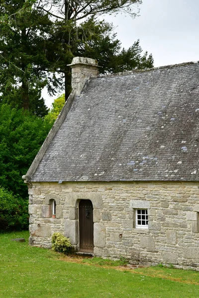 Locronan Francia Mayo 2021 Pintoresco Pueblo Antiguo — Foto de Stock