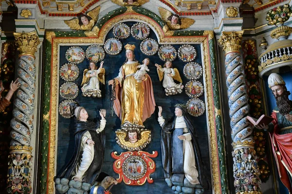 Locronan França Maio 2021 Igreja São Ronão — Fotografia de Stock