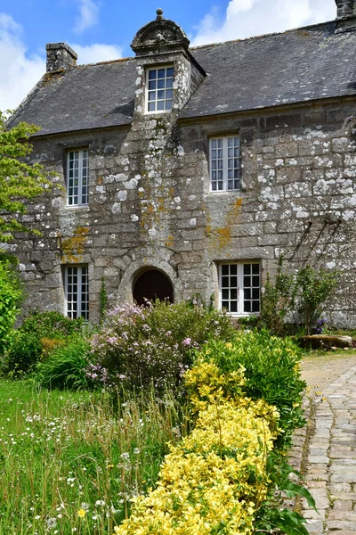 Locronan Francia Mayo 2021 Pintoresco Pueblo Antiguo — Foto de Stock