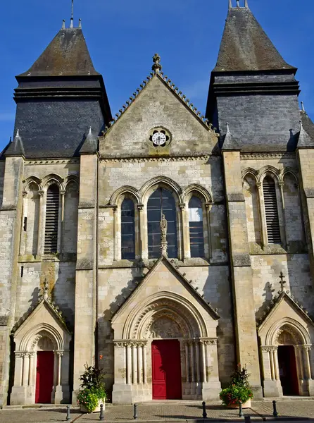Gournay Bray France October 2021 Saint Hildevert Collegiate Church — 스톡 사진