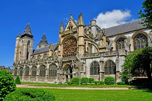 Les Andelys Francie Červen 2021 Vysokoškolský Kostel Notre Dame — Stock fotografie