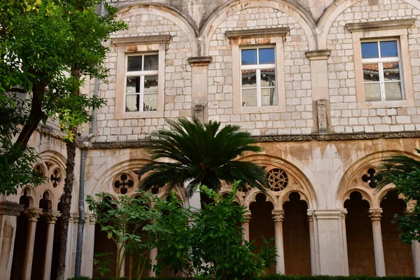 Dubrovnik Croacia Septiembre 2021 Pintoresco Museo Del Monasterio Dominicano — Foto de Stock