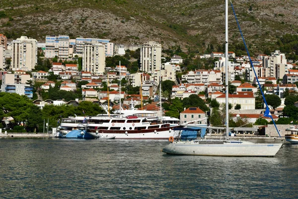 Dubrovnik Croácia Setembro 2021 Novo Porto — Fotografia de Stock