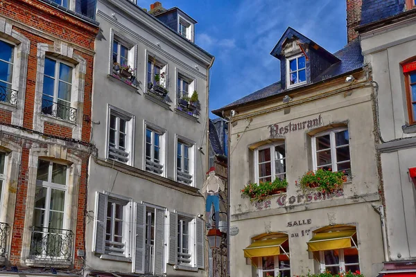 Honfleur França Setembro 2019 Centro Cidade — Fotografia de Stock