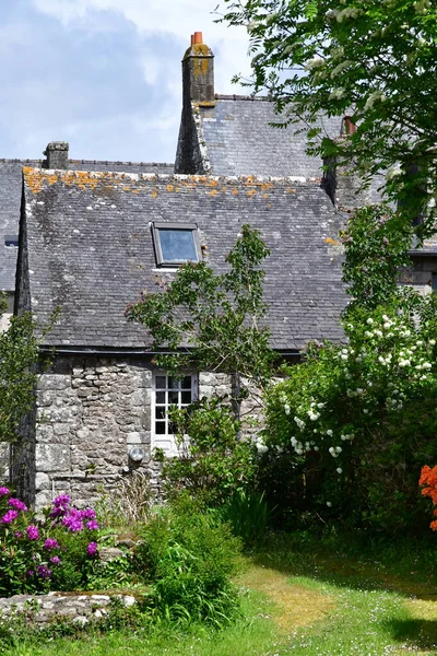 Locronan Francia Mayo 2021 Pintoresco Pueblo Antiguo — Foto de Stock