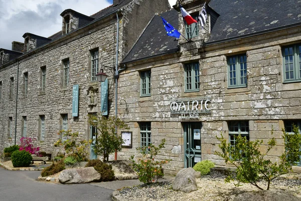 Locronan Frankreich Mai 2021 Das Malerische Alte Dorf — Stockfoto