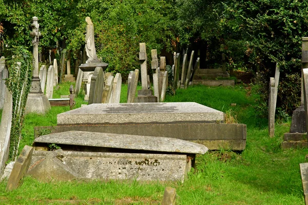 Londres Hampstead Angleterre Octobre 2021 Cimetière — Photo