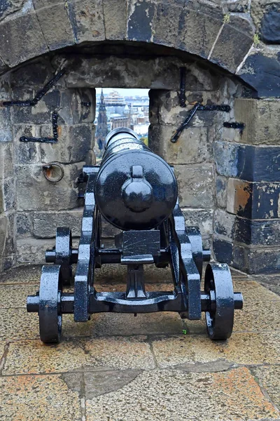 Edinburgh Skottland Oktober 2021 Det Gamla Pittoreska Slottet — Stockfoto