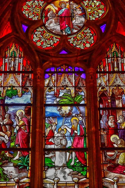 Dves Sur Mer Fransa Kasım 2021 Notre Dame Kilisesi — Stok fotoğraf