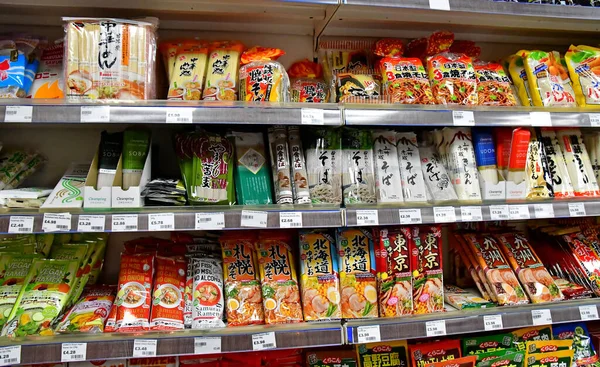 London England October 2021 Asiatic Food Supermarket — Fotografia de Stock