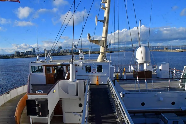 Edimburgo Escocia Octubre 2021 Barco Britannia Queen Construido 1953 —  Fotos de Stock