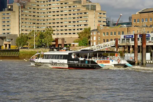 Londen Engeland Oktober 2021 Een Rondvaart Theems — Stockfoto