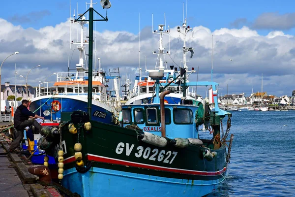 Guilvinec Frankrike Maj 2021 Fiskehamnen — Stockfoto