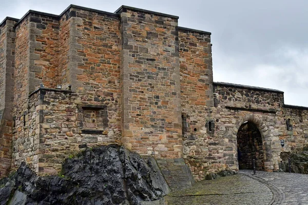 Edinburgh Schottland Oktober 2021 Das Alte Malerische Schloss — Stockfoto